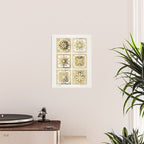Talavera Mexican Tile - Gold Palette Poster Gallery Image 2