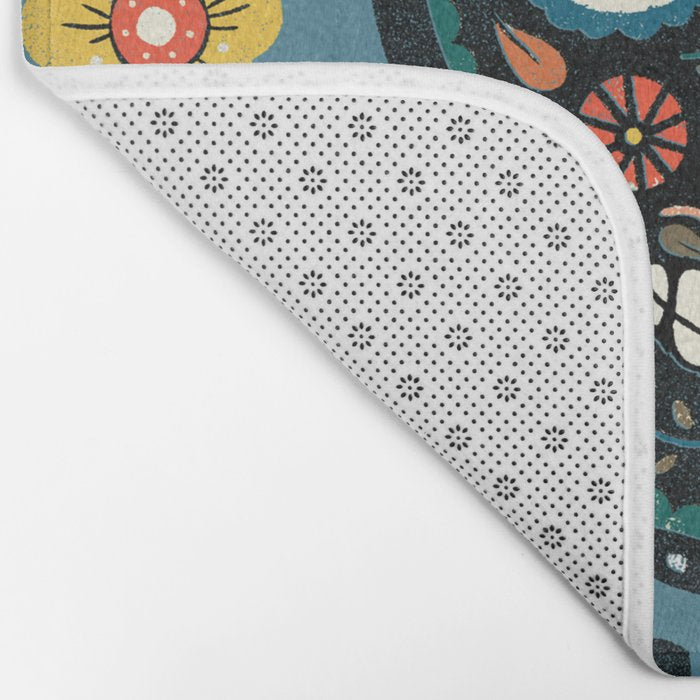 Happy Haunting | Day of Dead Skull Bath Mat Gallery Image 2