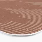 Southwestern Minimalist - Camel Brown Bath Mat Gallery Image 3