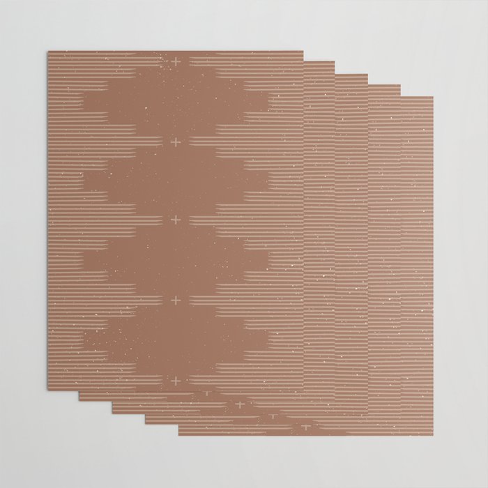 Southwestern Minimalist - Camel Brown Wrapping Paper Gallery Image 3
