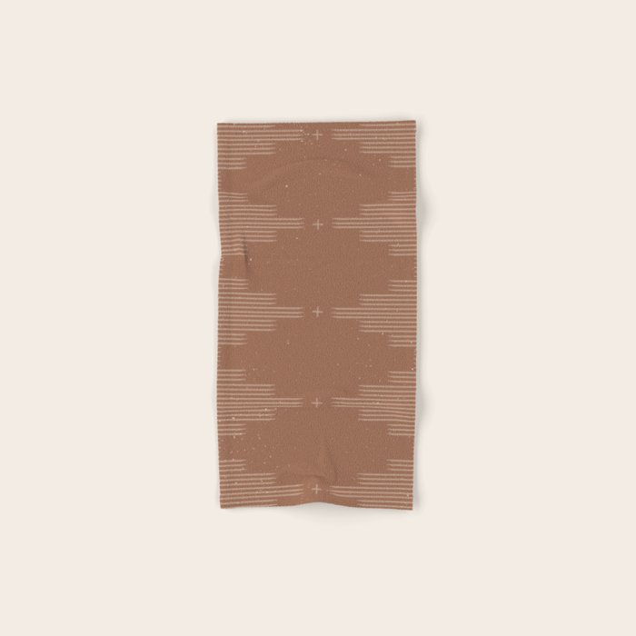 Southwestern Minimalist - Camel Brown Bath Towel Gallery Image 1