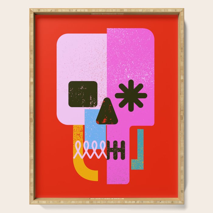 Encrypted Skull Serving Tray Gallery Image 1