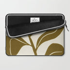 Linocut Houseplant #2 Laptop Sleeve Gallery Image 2