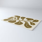Linocut Houseplant #2 Rug Gallery Image 3