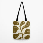 Linocut Houseplant #2 Tote Bag Gallery Image 2