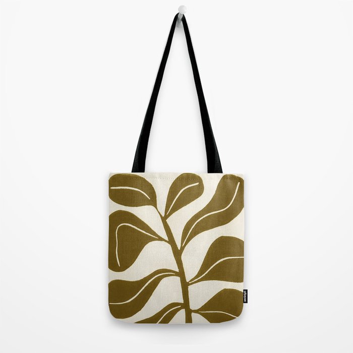 Linocut Houseplant #2 Tote Bag Gallery Image 2