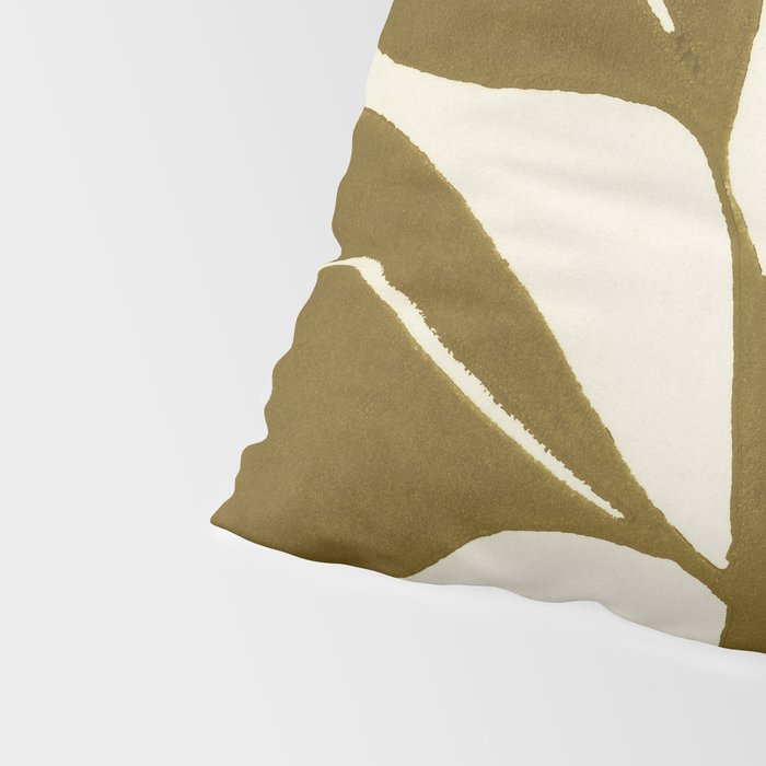 Linocut Houseplant #2 Pillow Sham Gallery Image 4