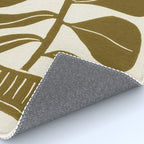 Linocut Houseplant #2 Rug Gallery Image 4