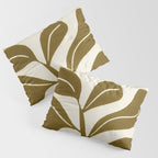 Linocut Houseplant #2 Pillow Sham Gallery Image 3