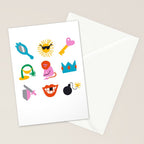 Leo Emoji Stationery Card Gallery Image 2