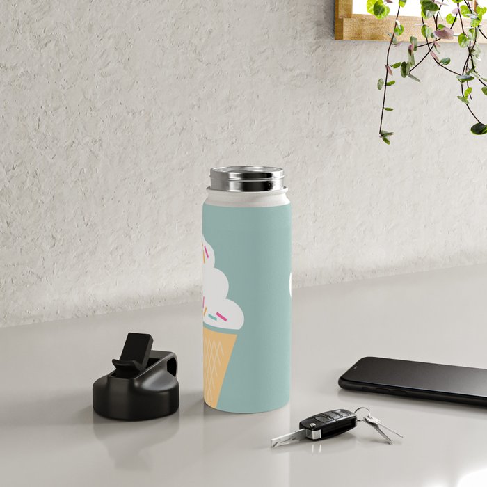 Ice Cream (Mint) Water Bottle Gallery Image 5