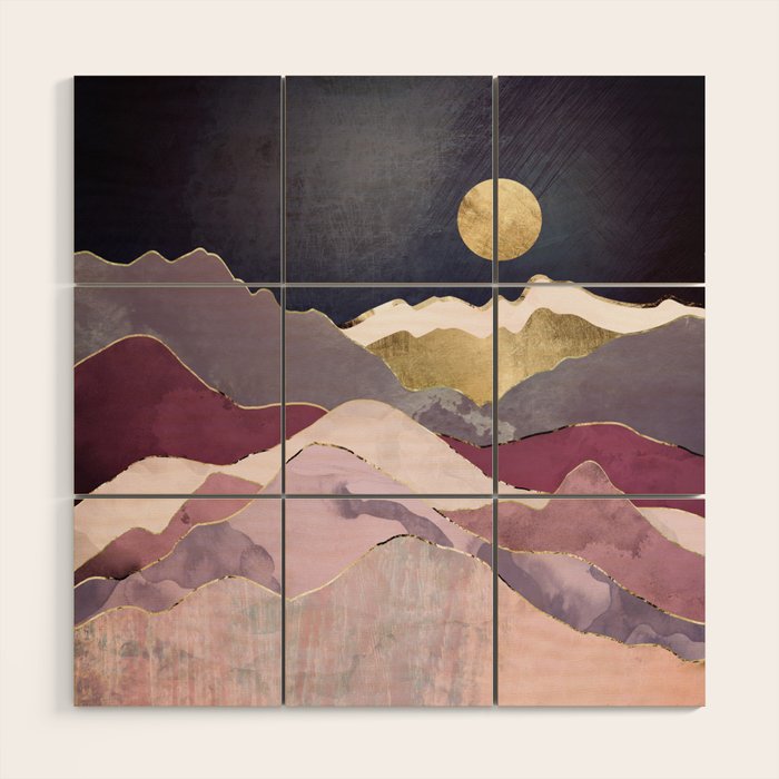 Raspberry Dream Wood Wall Art Gallery Image 1