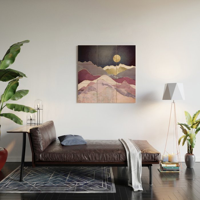 Raspberry Dream Wood Wall Art Gallery Image 2