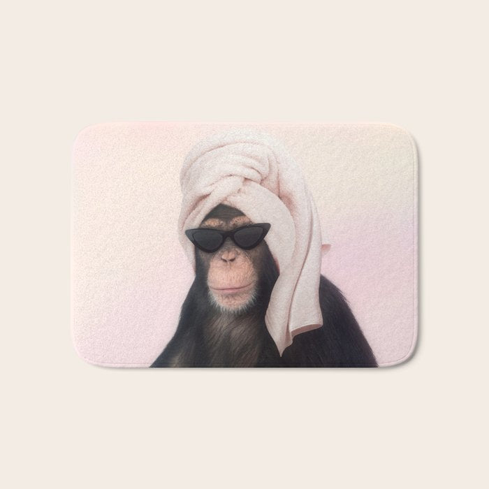 Chimpanzee Bath Mat Gallery Image 1