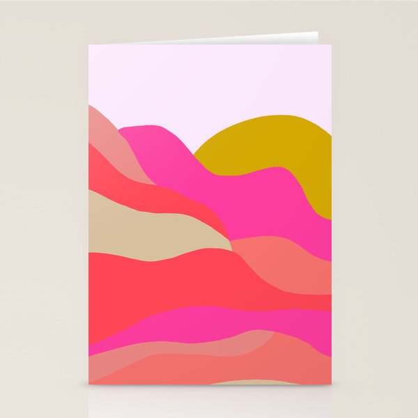 Adelaida, mountain sunset Stationery Card Gallery Image 1