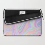 Liquid Colorful Abstract Rainbow Paint Laptop Sleeve Gallery Image 2