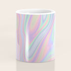 Liquid Colorful Abstract Rainbow Paint Coffee Mug Gallery Image 4