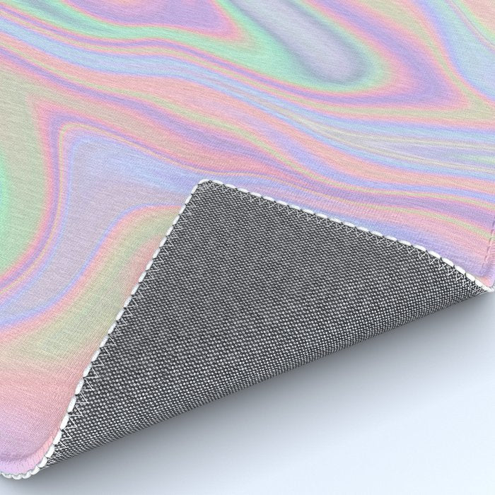 Liquid Colorful Abstract Rainbow Paint Rug Gallery Image 4