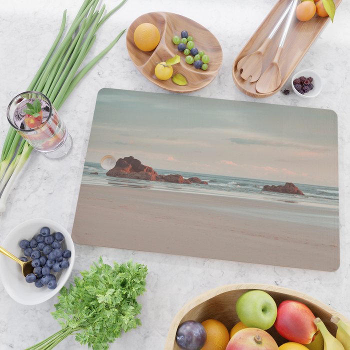 Oregon Sunrise - Cannon Beach Landscape Photography Cutting Board Gallery Image 2
