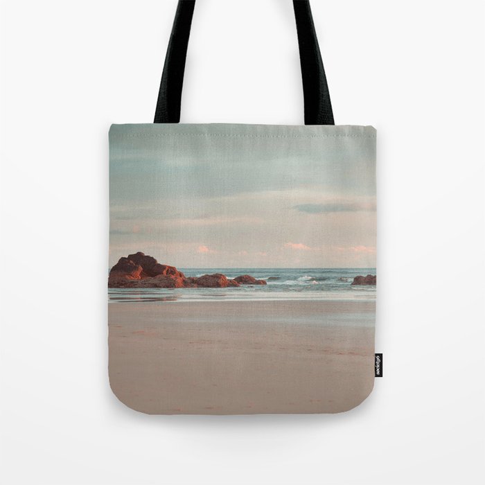 Oregon Sunrise - Cannon Beach Landscape Photography Tote Bag Gallery Image 1