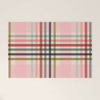 Modern Pastel Grid B Welcome Mat Gallery Image 1