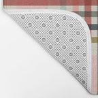 Modern Pastel Grid B Bath Mat Gallery Image 2