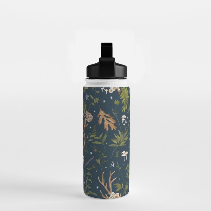 Whimsical Woodland Night Water Bottle Gallery Image 2