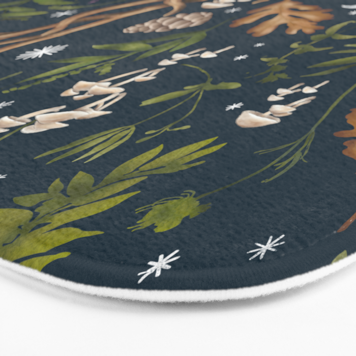 Whimsical Woodland Night Bath Mat Gallery Image 3