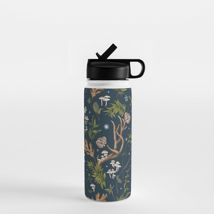 Whimsical Woodland Night Water Bottle Gallery Image 1