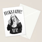 Funny Fucks I Give, Nun Saying Stationery Card Gallery Image 2