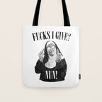 Funny Fucks I Give, Nun Saying Tote Bag Gallery Image 1