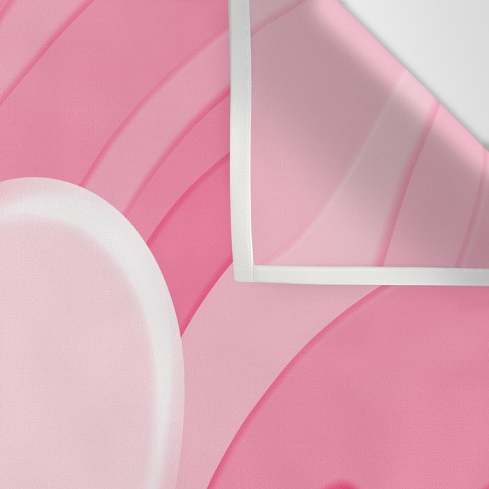 Trippy Heart Pink Retro Pop Abstract Plastic Print Pattern Wall Tapestry Gallery Image 3