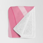 Trippy Heart Pink Retro Pop Abstract Plastic Print Pattern Throw Blanket Gallery Image 3