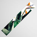Paradise Bird, Nature Botanical Plant Floral, Tropical Garden Watercolor Painting Table Runner Gallery Image 3