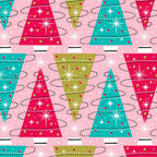 Christmas Tree Trimming Party Pink Coffee Mug Gallery Image 2