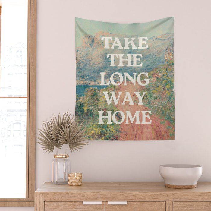 Take The Long Way Home Wall Tapestry Gallery Image 2