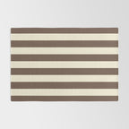 Stripes of Brown and Cream Rug Gallery Image 2