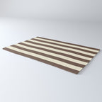 Stripes of Brown and Cream Rug Gallery Image 3