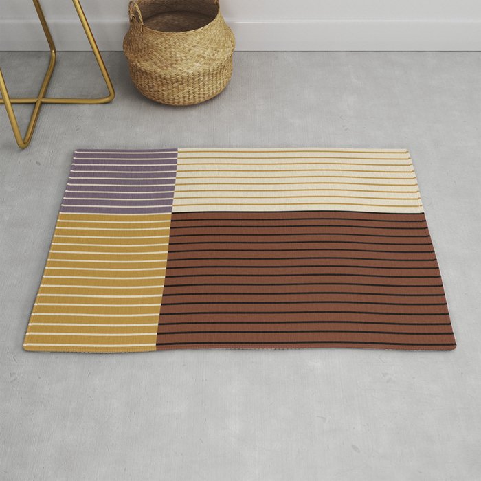 Color Block Line Abstract XVIII Rug Gallery Image 1