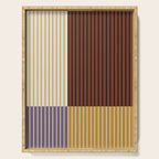 Color Block Line Abstract XVIII Serving Tray Gallery Image 1