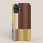 Color Block Line Abstract XVIII iPhone Case Gallery Image 1