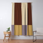Color Block Line Abstract XVIII Window Curtain Gallery Image 5
