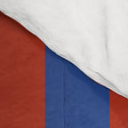 Ultramarine and Carrot Cake Stripes Comforter Gallery Image 4
