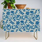 Blue Floral Credenza Gallery Image 1