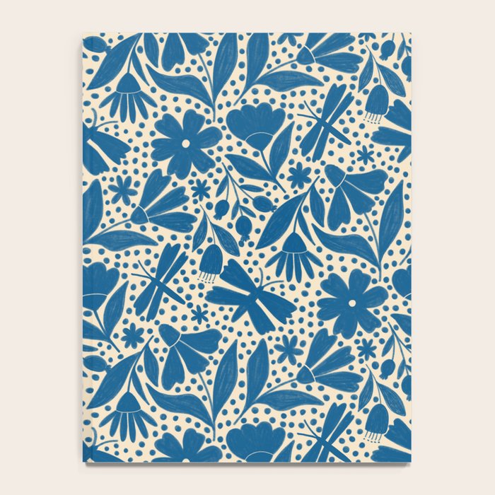 Blue Floral Notebook Gallery Image 4