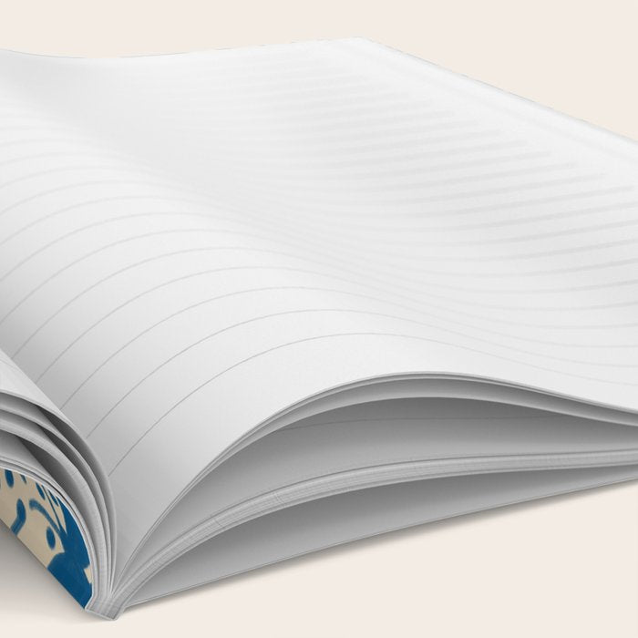 Blue Floral Notebook Gallery Image 2