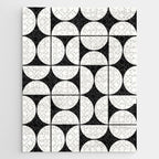 Mid-Century Modern Pattern No.2 - Black and White Jigsaw Puzzle Gallery Image 1