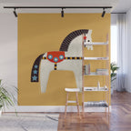 Festive Pony - illustration Wall Mural Gallery Image 1
