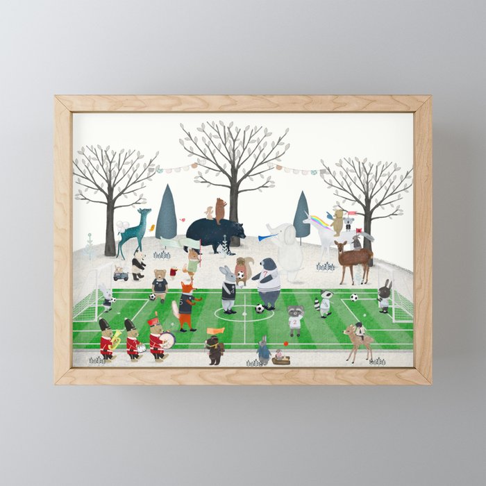 little soccer time Mini Art Print Gallery Image 1
