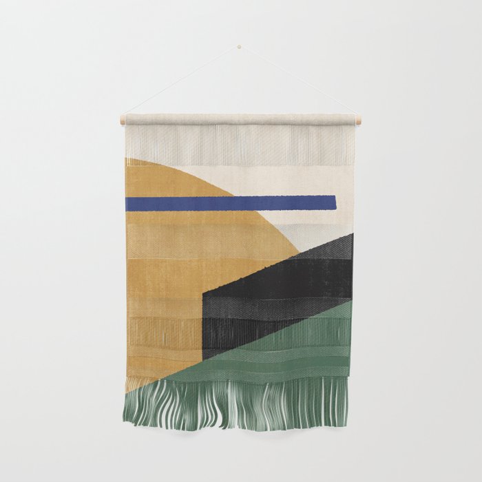 Geometric Compo 1 Filet - green Wall Hanging Gallery Image 1